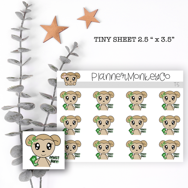 T5 | Must Buy / Spend Money Macy Tiny Sheet