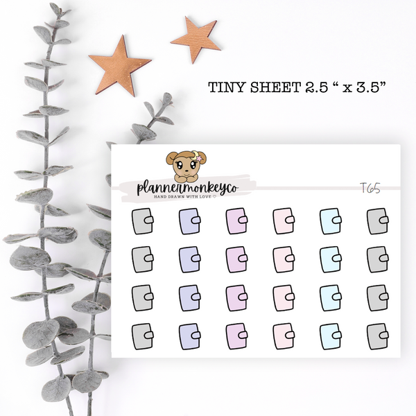 T65 | Pastel Planners Tiny Sheet