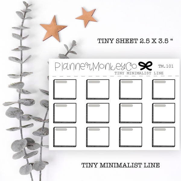 TM.101 | Minimal Box Tiny Sheet (minimal)