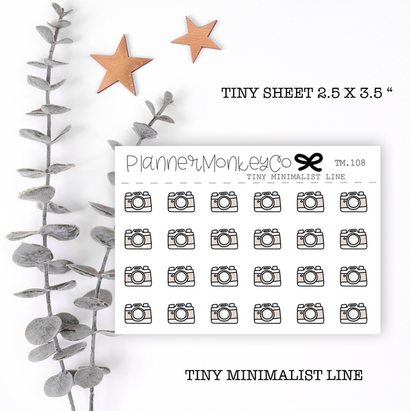 TM.108 | Camera Tiny Sheet (minimal)