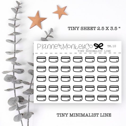 TM.10 | Credit Card Tiny Sheet (minimal)