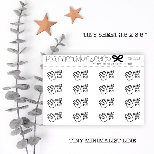 TM.115 | Make The Bed Tiny Sheet (Minimal)