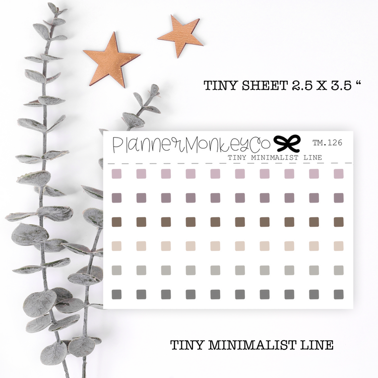 TM.126 | Neutral Squares Tiny Sheet (Minimal)