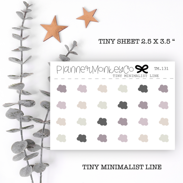 TM.131 | Neutral Clouds Tiny Sheet (Minimal)