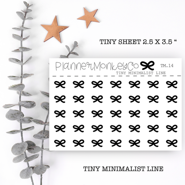 TM.14 | Simple Bow Tiny Sheet (minimal)