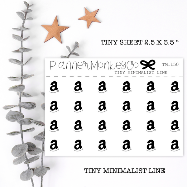 TM.150 | Amazon Prime Bill / Order Tiny Sheet (Minimal)