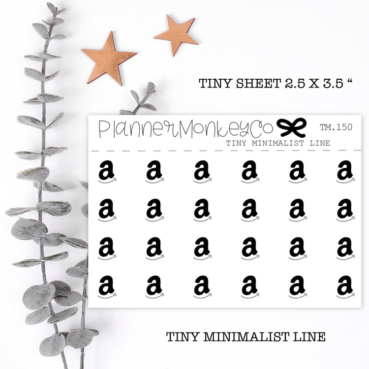 TM.150 | Amazon Prime Bill / Order Tiny Sheet (Minimal)