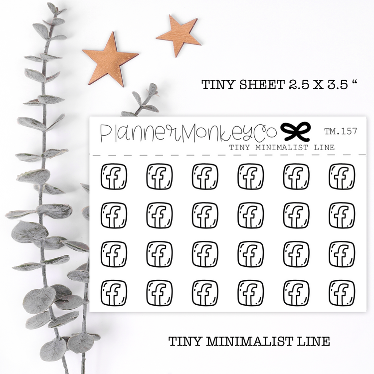 TM.157 | Facebook Tiny Sheet (Minimal)