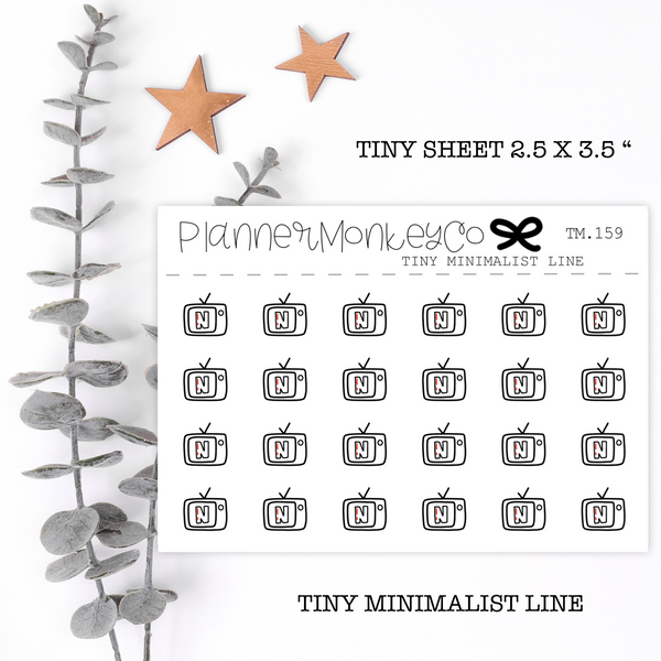 TM.159 | Netflix TV / Bill Tiny Sheet (Minimal)