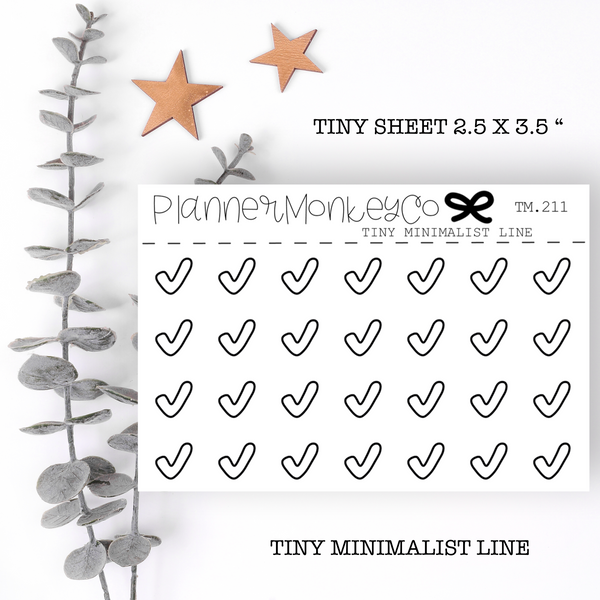 TM.211 | Bubble " Check " Tiny Sheet (Minimal)