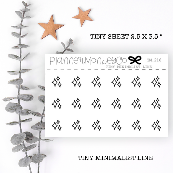 TM.216 | Twinkle / Sparkle Tiny Sheet (Minimal)
