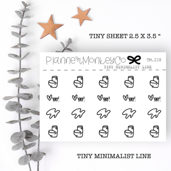 TM.218 | Potty Training Tiny Sheet (Minimal)