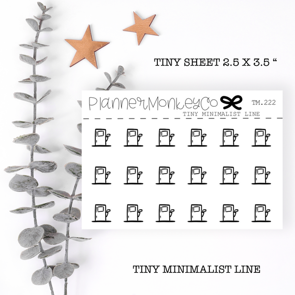 TM.222 | Gas Pump Tiny Sheet (Minimal)