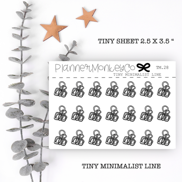 TM.28 | Binder Clip Tiny Sheet (minimal)