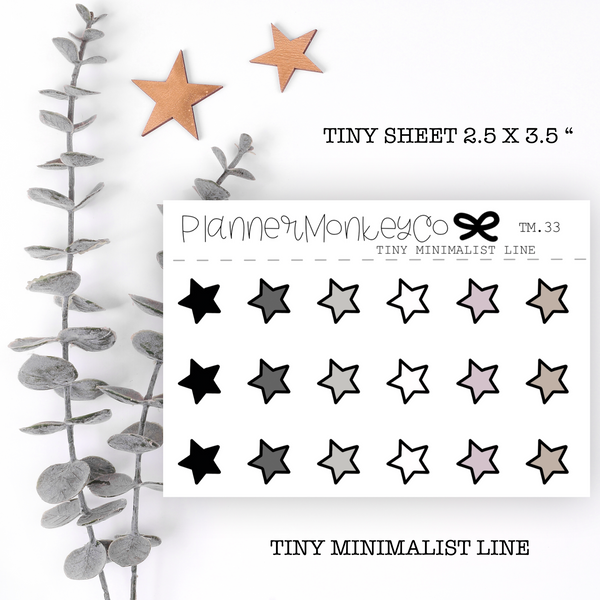 TM.33  | Minimal Star Variety Tiny Sheet (minimal)