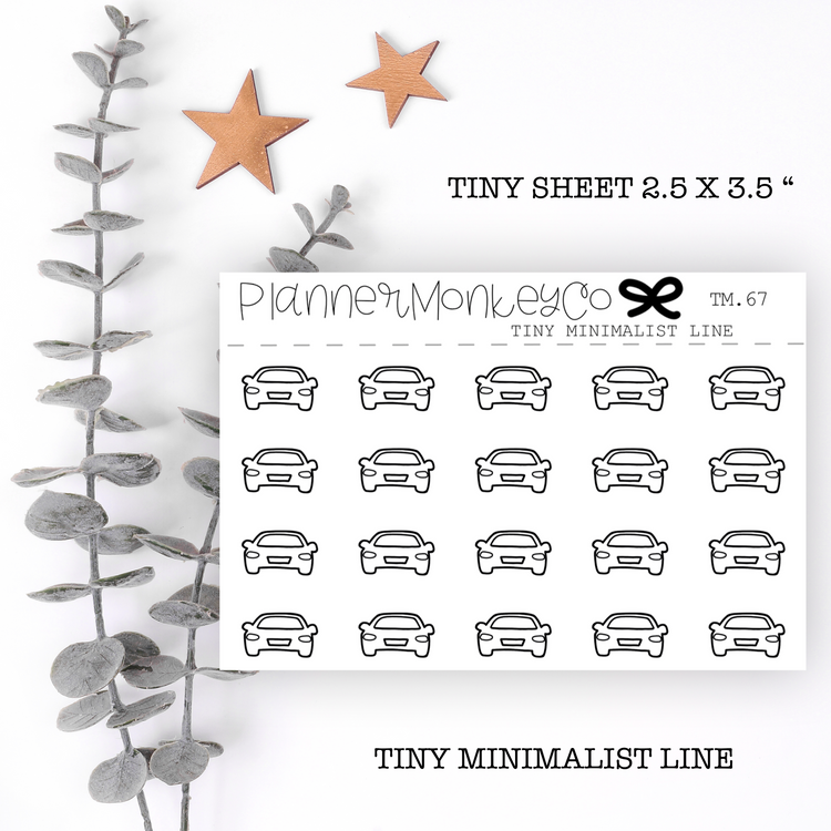 TM.67 | Car tiny sheet (minimal)