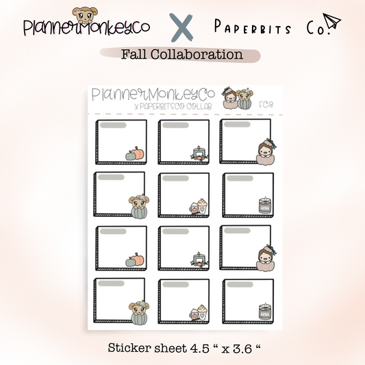 FC.9 | Cute Fall Functional Boxes (Paperbitsco Collab)