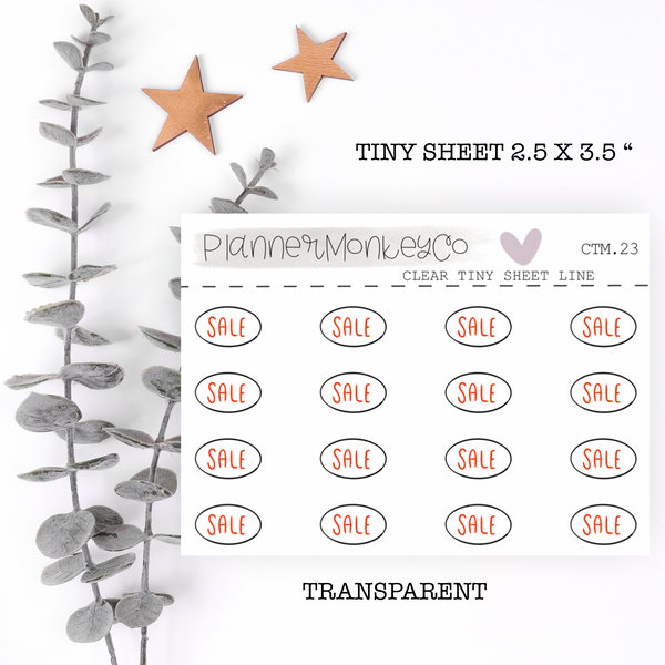 CTM.23 | Sale Icon Tiny Sheet (Transparent)