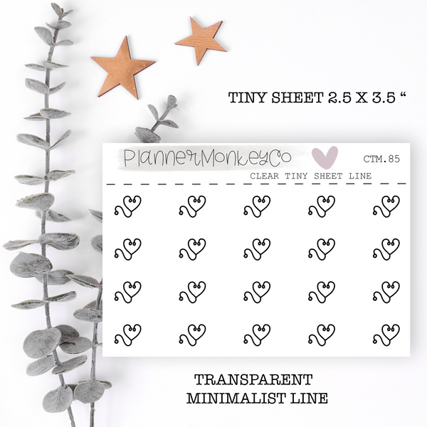 CTM.85 | Stethoscope Tiny Sheet (Transparent)