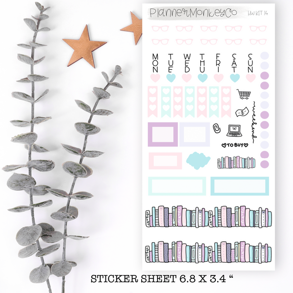 Pastel Book Worm Hobonichi Weeks Kit
