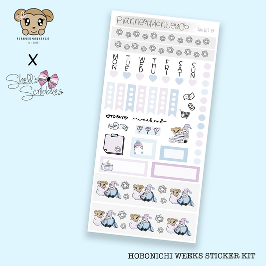 HWKIT19 | Hobonichi Weeks Kit ' Winter Wonderland ' (x shells scribbles)