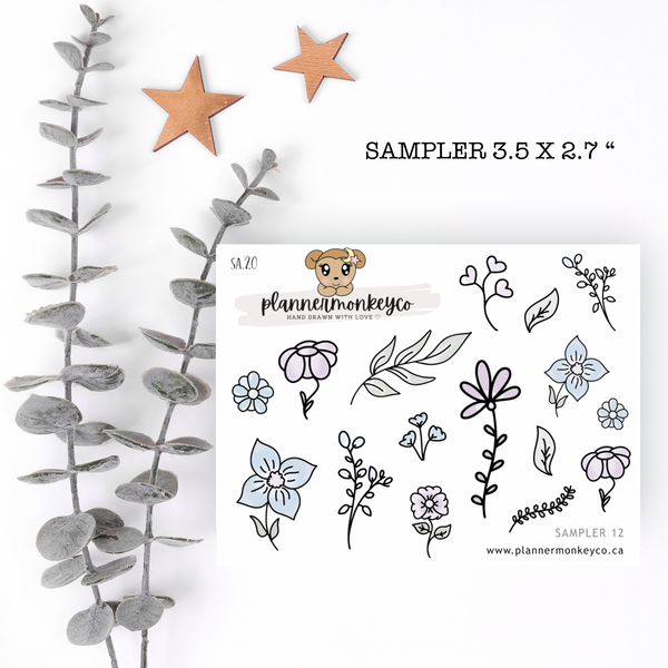SA.20 | Winter Florals Sampler