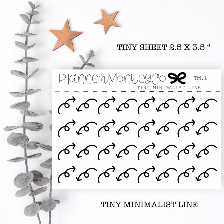 TM.1 | Arrow Tiny Sheet (minimal) *UPDATED*