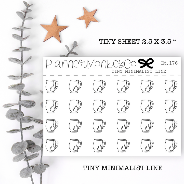 TM.176 | Tea Mug Tiny Sheet (Minimal)